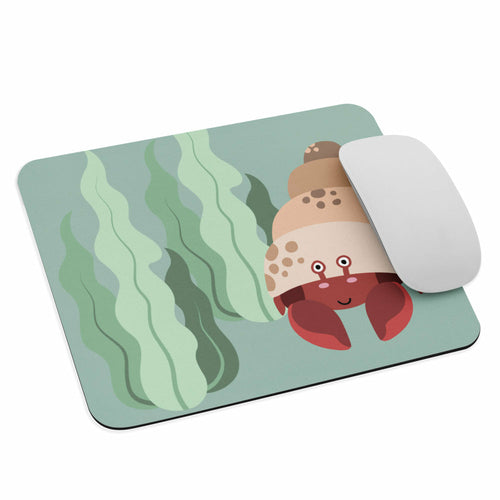 Hermit Crab Under the Sea Mouse pad Mat